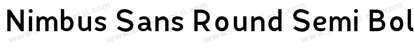 Nimbus Sans Round Semi Bold字体转换
